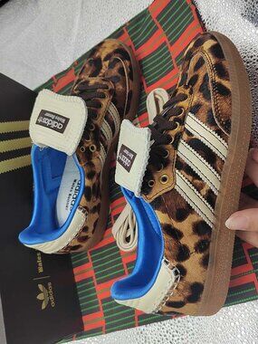 Adidas Wales Bonner x Samba Pony Leopard Sneaker